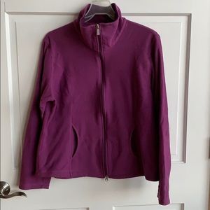 Girls size L 14-16 Lands End fleece jacket (LOC 1)